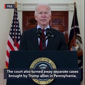 1.5K views · 21 reactions | WATCH: The US Supreme Court formally ends 8 disputes pursued by former President Donald Trump and his allies related to the November 3 presidential election. READ: https://www.rappler.com/world/us-canada/united-states-supreme-court-formally-pulls-plug-election-related-cases | Rappler | Facebook
