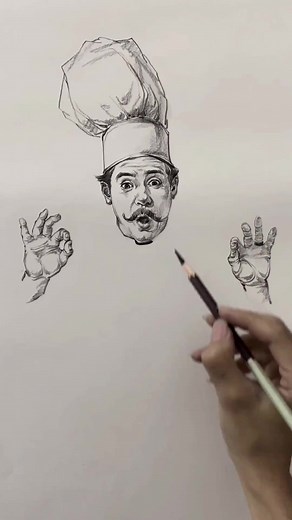 214K views · 4.8K reactions | How to draw a cooking man #art #artist #classicalart #artists #painting #oilpainting #oiloncanvas #conterporaryart #impressionistart #oilportrait #artist #fineart #painting #oilpainting #oiloncanvas #conterporaryart #impressionistart #oilportrait #charcoal #charcoaldrawing #charcoalsketch #sketch #drawing #drawing_expression #drawing_pencile #art_hyperrealistic #anatomy #academicdrawing #figuredrawing #portraitdrawing | PencilArt | Facebook