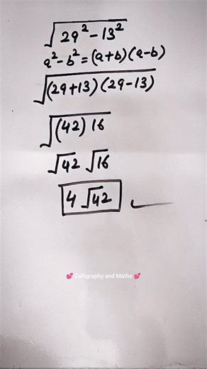 Nice square root maths problem trick #tricks #squareroot #shorts #maths