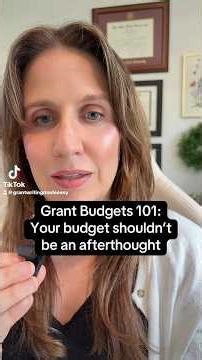 Grant Budgets 101 #grantwriting