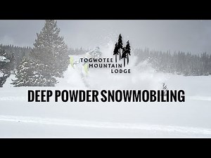 Deep Powder Snowmobiling at Togwotee Pass