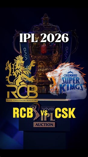 RCB ❤️ vs CSK 💛 | ipl2026 Comparison#shortvideo#viral#ipl#rcbvscsk#cricketlover#shortsfeed#virat#ipl