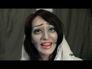 ☠Emily, The Corpse Bride (Tim Burton Halloween makeup tutorial)☠