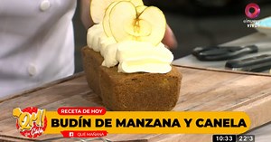 Budín de manzana y canela