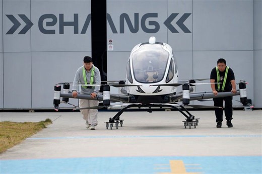 China's flying taxis and drones reshape urban skies