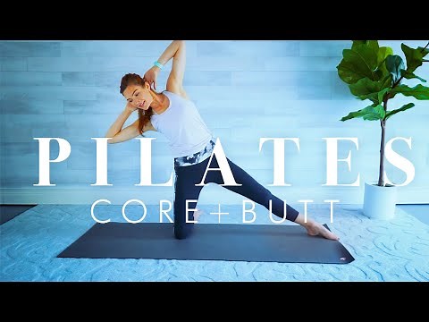 Pilates Workout for Seniors & Beginners Abs & Butt on the Mat