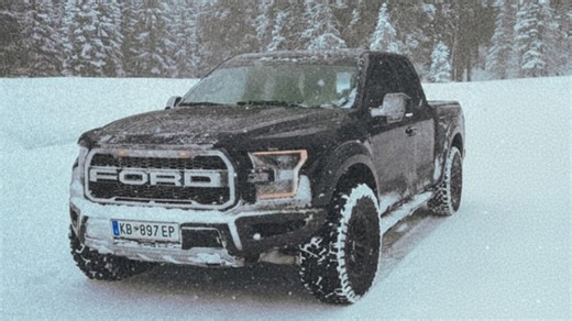 Can a Ford Raptor drift in snow?