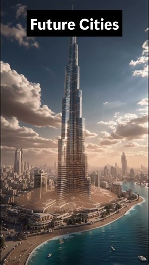 What Will Cities Look Like in 2100? #shorts #futuristic #futuretech #future #futuredesign
