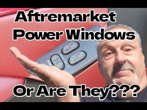 OBS Ford F 150 how to install aftermarket Power Windows and make them look stock