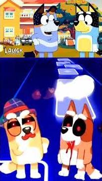 BLUEY BINGO-MINISODES" FRIENDS Tiles Hop