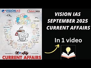 Vision IAS monthly current affairs | September 2025 | Upsc cse 2025