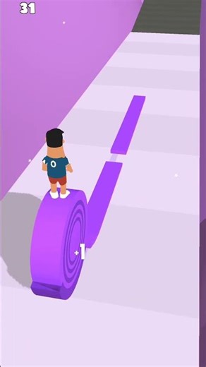 Color Stack Roll Satisfying Runner #stack