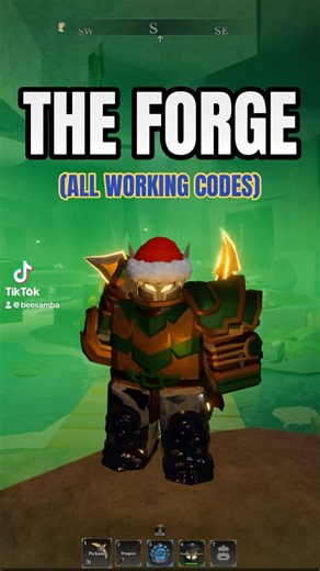 ALL THE WORKING CODES IN ROBLOX THE FORGE #roblox #theforge #robloxtutorial #robloxshorts