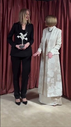 Delphine Arnault special recognition award at The #fashionawards