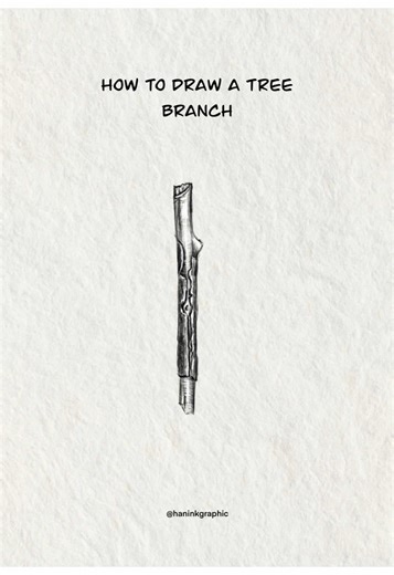How to draw a tree branch (01) #sketch #drawing #art #howtosketch #asmr