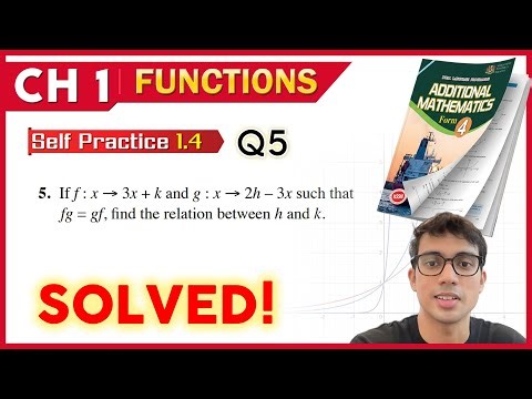 Self Practice 1.4 Q5 | Form 4 Add Maths Chapter 1