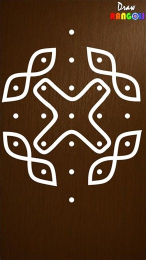 simple and easy rangoli #rangoli #muggulu #mellikamuggu #trending