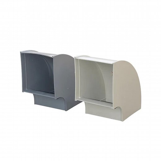 [Hot Item] PP 45/90 Degrees Rectangular Duct Elbow