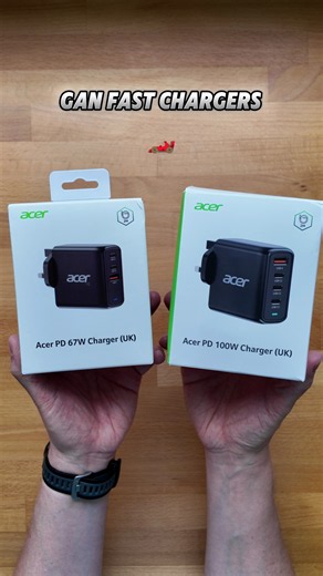 Which Acer GaN Fast Charger Would You Pick? #laptop #chromebook #charging #acer