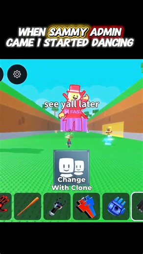 Sammy Admin Joined Steal a Brainrot and I Started Dancing Automatically 😂 | Roblox Shorts