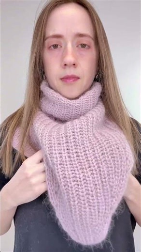 Knit Baktus Scarf