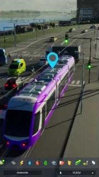 TRAM! Greenville | Cities Skylines 2 Bridges & Ports | How to Get Started in the New City? #short...