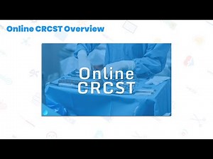 Online CRCST Course