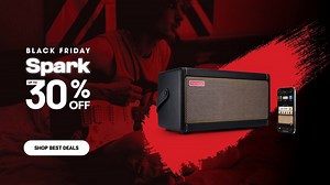 Black Friday deals are HERE 👊 Get the #1 best-selling practice amp for the best price of 2020. 5 days only! Save up to 30% on Spark👉 positivegrid.com/spark | Positive Grid