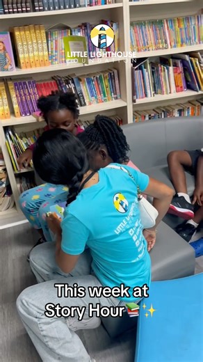 Be a part of the story 🧡 Volunteer at Story Hour with LLF 📚 ➡️ thelittlelighthouse.org | The Little Lighthouse Foundation