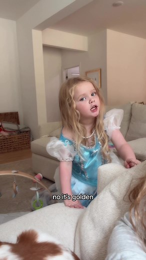 if evie says its golden then i guess it’s golden (Unintentional filter that was meant for me and my wrinkles, not my baby 😩)