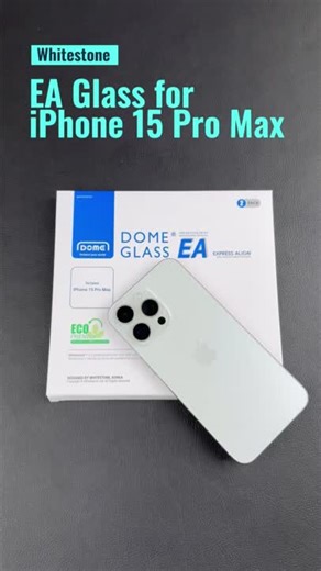 Whitestone EA Glass for iPhone 15 Pro Max Super easy 30seconds installation with auto-alignment jig Everyone can make it perfect😸 You can check our products here: #Whitestone official mall. https://www.whitestonedome.com/ We're in Amazon too! Amazon US https://www.amazon.com/domeglass Amazon CA https://www.amazon.ca/domeglass Amazon UK https://www.amazon.co.uk/domeglass Amazon DE https://www.amazon.de/domeglass #apple #iphone #iphone15 #iphone15promax #screenprotector #whitestone #domeglass #te