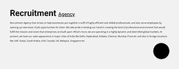 Recruitment agency - HTML Template by Nicepage