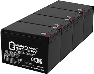 Mighty Max Battery 12V 15AH F2 Battery Replacement for Peg Perego Vespa - 4 Pack