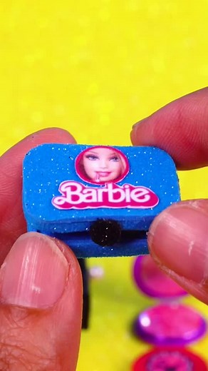 DIY barbie’s makeup set #mini #diy #handmade #miniature #miniatures #barbie #us #usalife #usa