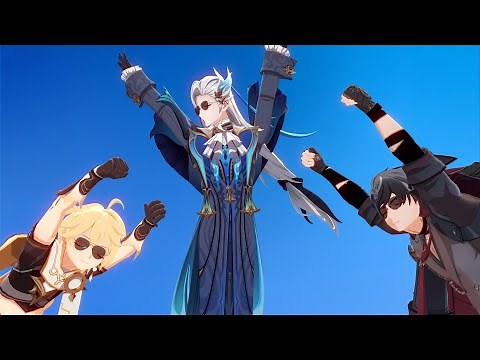 Neuvillette Dancing to Oratrice Mecanique D'Analyse Cardinale - Genshin Impact Animation