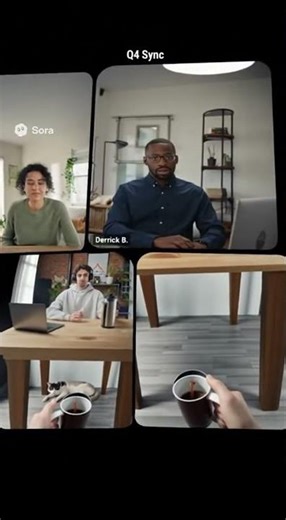 Sora 2 Zoom Meeting Breaks Reality