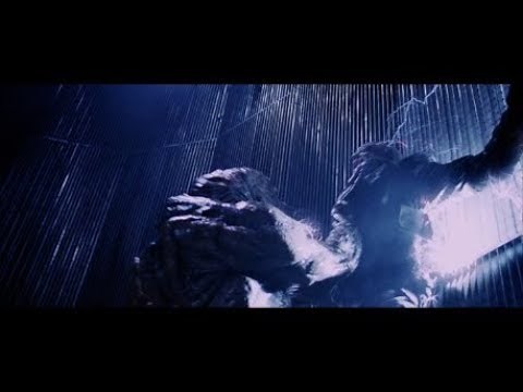 Destroyer's Cage Fight With A Demon - Portman Attacked On Shitter - Scene from 2005 Movie Doom