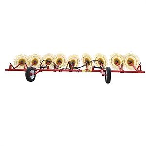 [Hot Item] CE Approved Farm Wheel Tractor Pto Mounted Hay Rake Hydraulic Traction Hay Rake