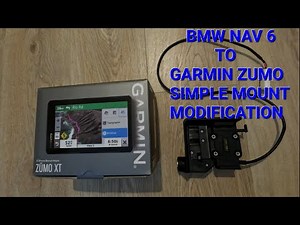 INSTALL GARMIN ZUMO XT ON FACTORY BMW NAVAGATOR 6 MOUNT