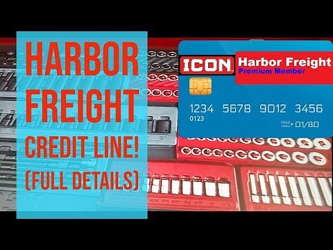 Harbor Freight Icon Credit Card - Full Details!!!