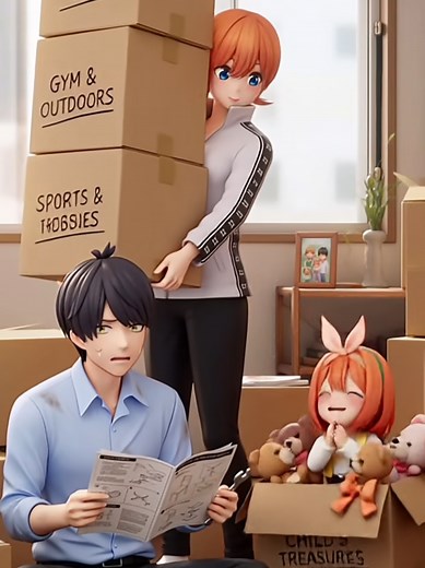 Gotoubun no Hanayome character focus: Yotsuba, Itsuki, Itsuki Nakano