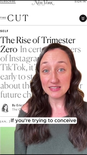 The phrase #trimesterzero is everywhere right now. While much of the conversation is noisy and high-pressure, the underlying intent is valid: some preparation before pregnancy can be helpful, without needing to be extreme or performative. What often gets lost in the trend cycle is what actually supports #fertility. Preconception care is not about #detoxes or rigid routines. It is grounded in evidence-based foundations like understanding your cycle, addressing nutrient deficiencies, managing chro