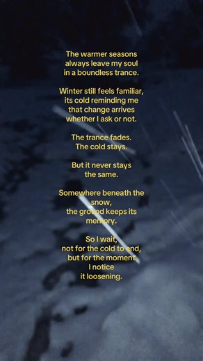 Exploring Winter's Changes Through Poetry