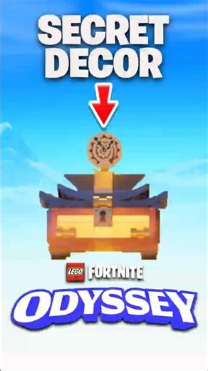 New SECRET Chests for FREEDECOR in LEGO FortniteNINJAGO! (EASY!) #shorts #short