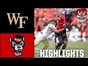 Wake Forest Demon Deacons vs. NC State Wolfpack | Full Game Highlights | ESPN College