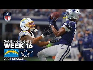 Los Angeles Chargers vs. Dallas Cowboys Game Highlights | NFL 2025 Season Week 16