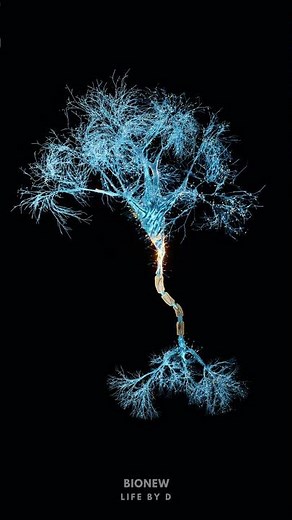A Depiction of a neuron | #biology #science #neurons