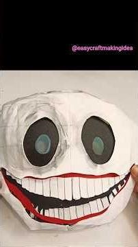 prototype mask of poppy playtime | part 2 | gaming mask #poppyplaytime #prototype #halloweenmask