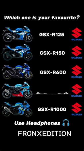 Suzuki gsxr series exhaust sound🔥|#suzuki#gsxr1000r#gsxr750#gsxr150#gsxr600#gsxr125#automobile