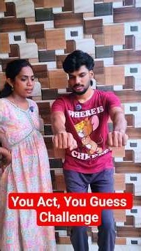 You Act, You Guess! 😂 Hilarious Acting Challenge #shorts